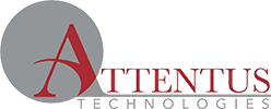 Logo of Atientus Technologies. It features a grey circle with a bold, stylized red "A" intersecting it, accompanied by the words "ATIENTUS TECHNOLOGIES" in red and grey, symbolizing their expertise in IT Services and VoIP solutions.