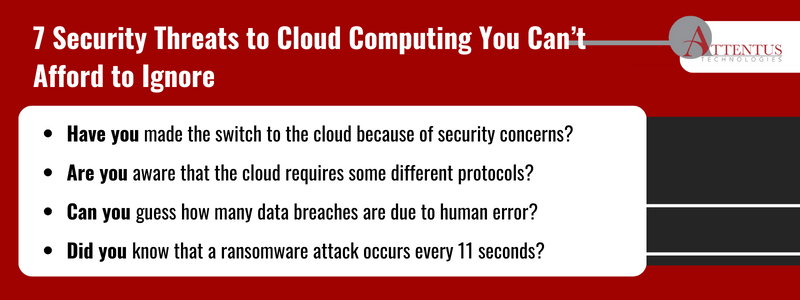 Key Takeaways: Why must businesses prioritize security when transitioning to cloud environments? What are some common threats to cloud security? How can misconfigurations in cloud systems pose security risks? What measures can be taken to mitigate the impact of various types of attacks?